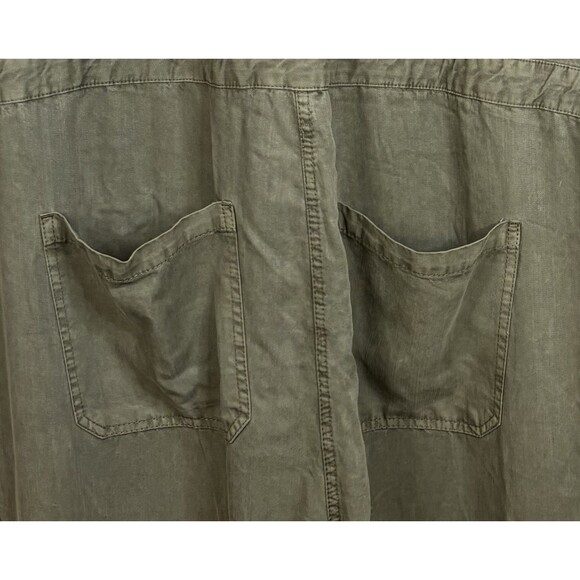 SUNDANCE Wayside Cargo Utility Jumpsuit XL Green Vintage Wash Roll Tab Coveralls - Picture 10 of 15